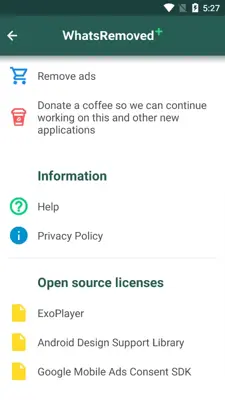 WhatsRemoved+ android App screenshot 5